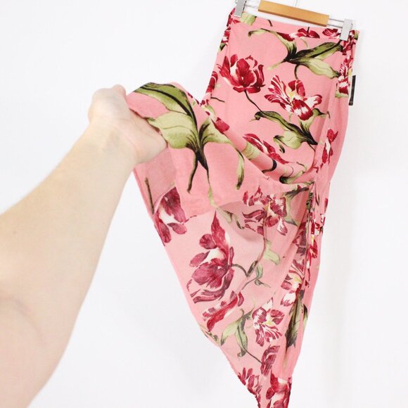 *Forever 21 Pink Floral Maxi Skirt - Picture 6 of 6